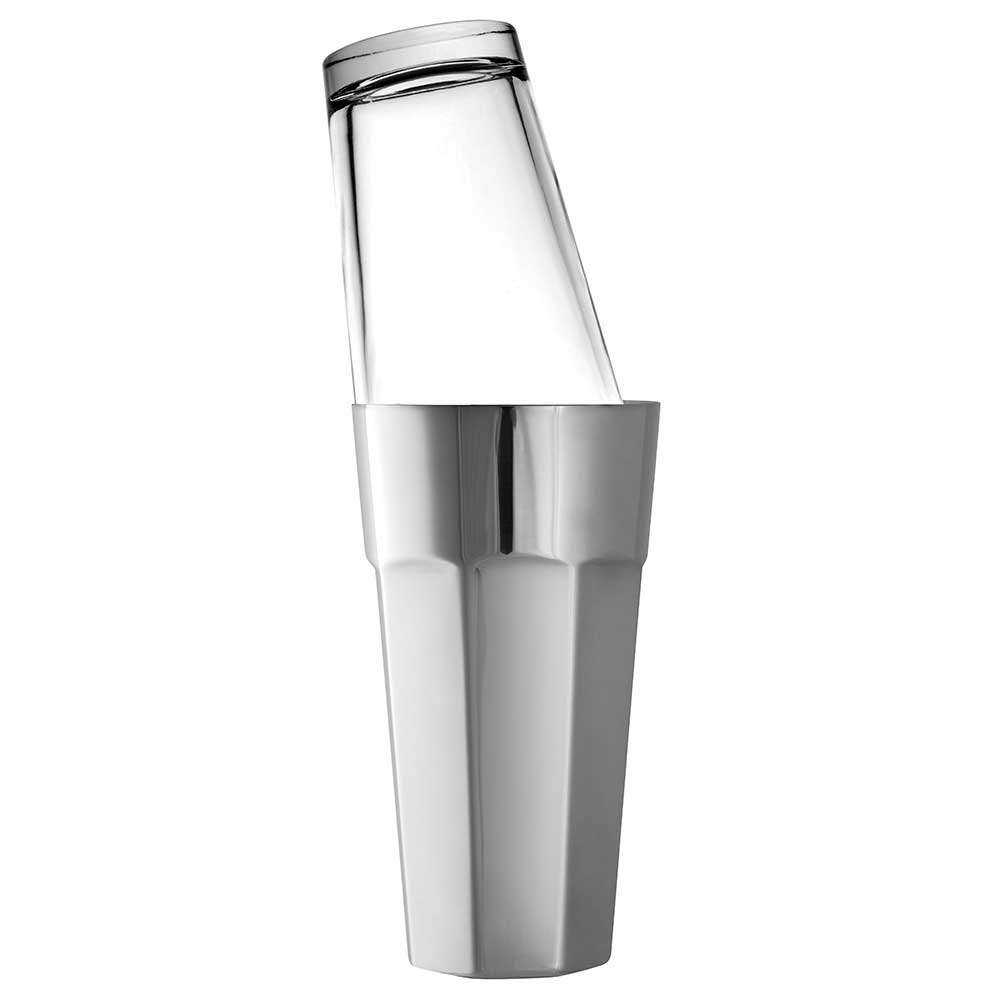 Shaker per cocktail ottagonale Boston da 16 oz