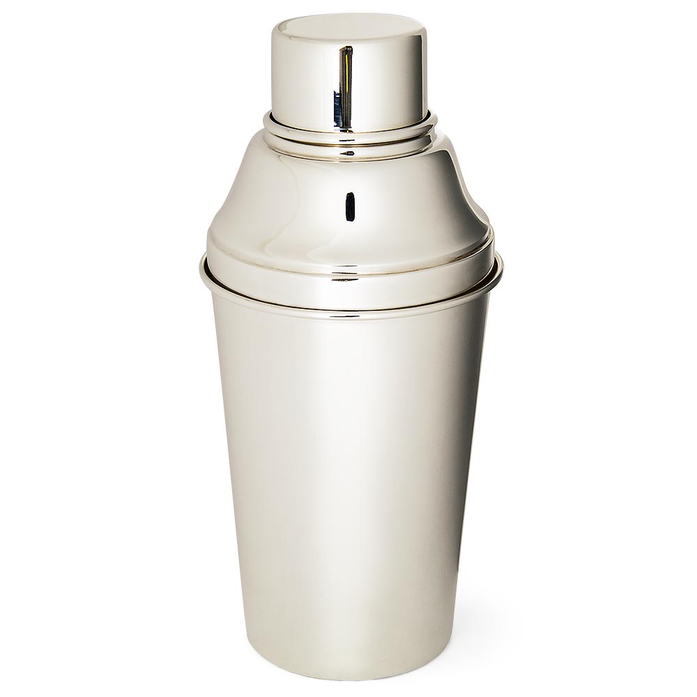 Classico grande shaker per cocktail placcato argento 1,5 pinta