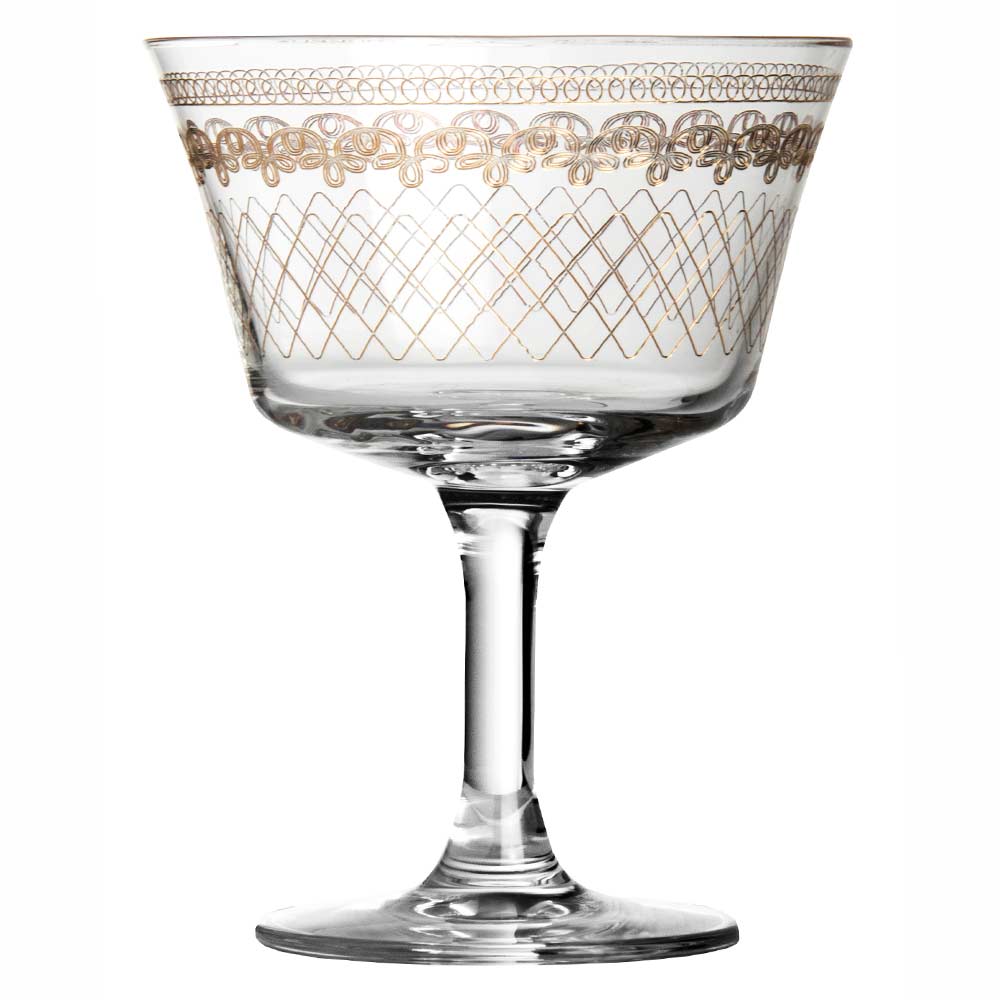 Verre à Cocktail Coupé 1910 Fizz Gold 20cl